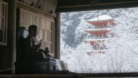『花の御寺』は冬でも美しい！ 雪の奈良・長谷寺を満喫してきた