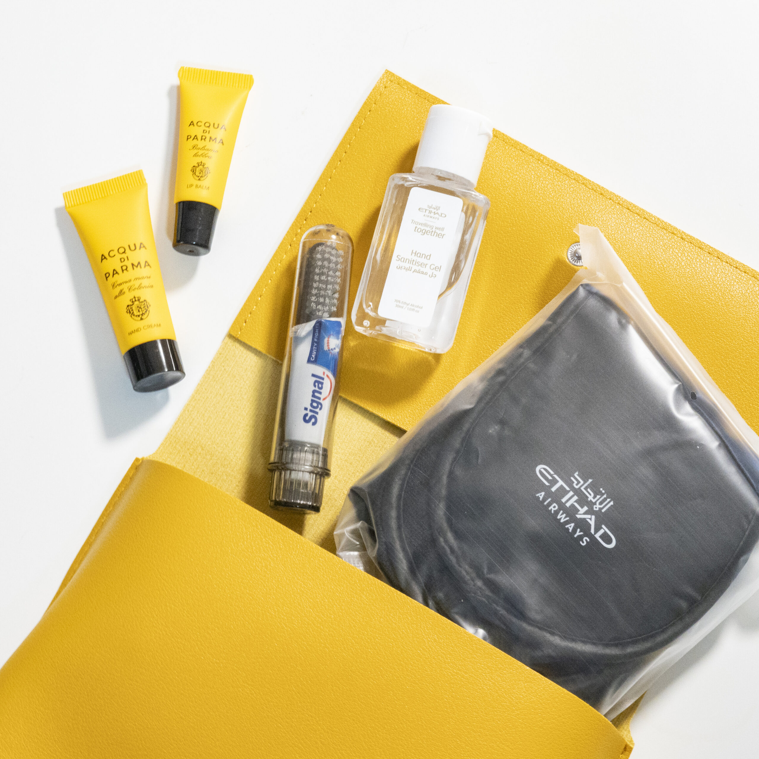 飛行機でもらえる機内アメニティを紹介！ターキッシュとエティハド